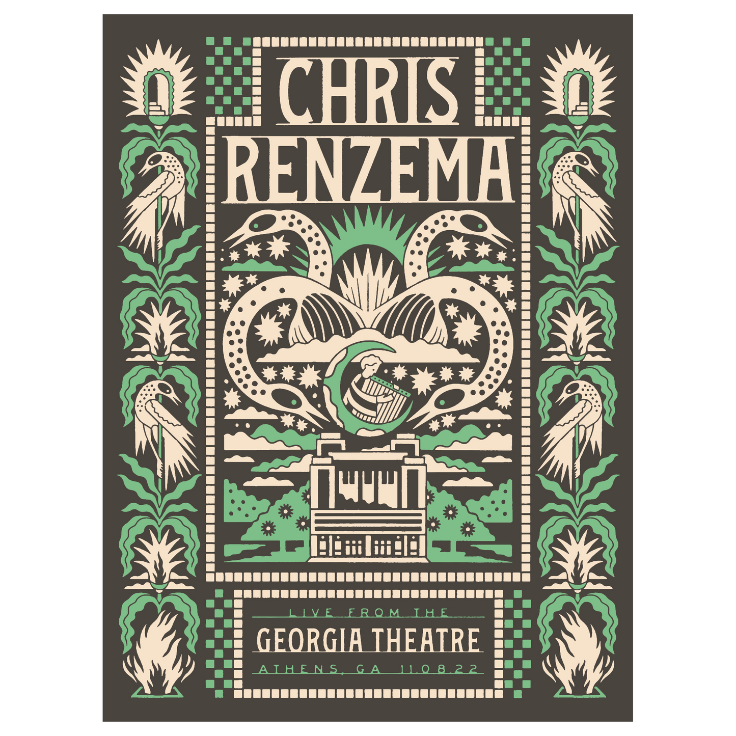 11.8.22 Athens, Georgia Event Poster